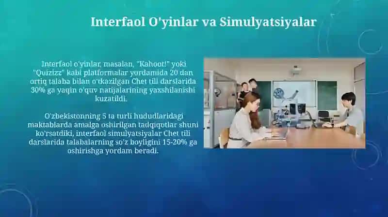 Chet tili o’qitishda AKT dasturlarining umumiy tavsifi 3