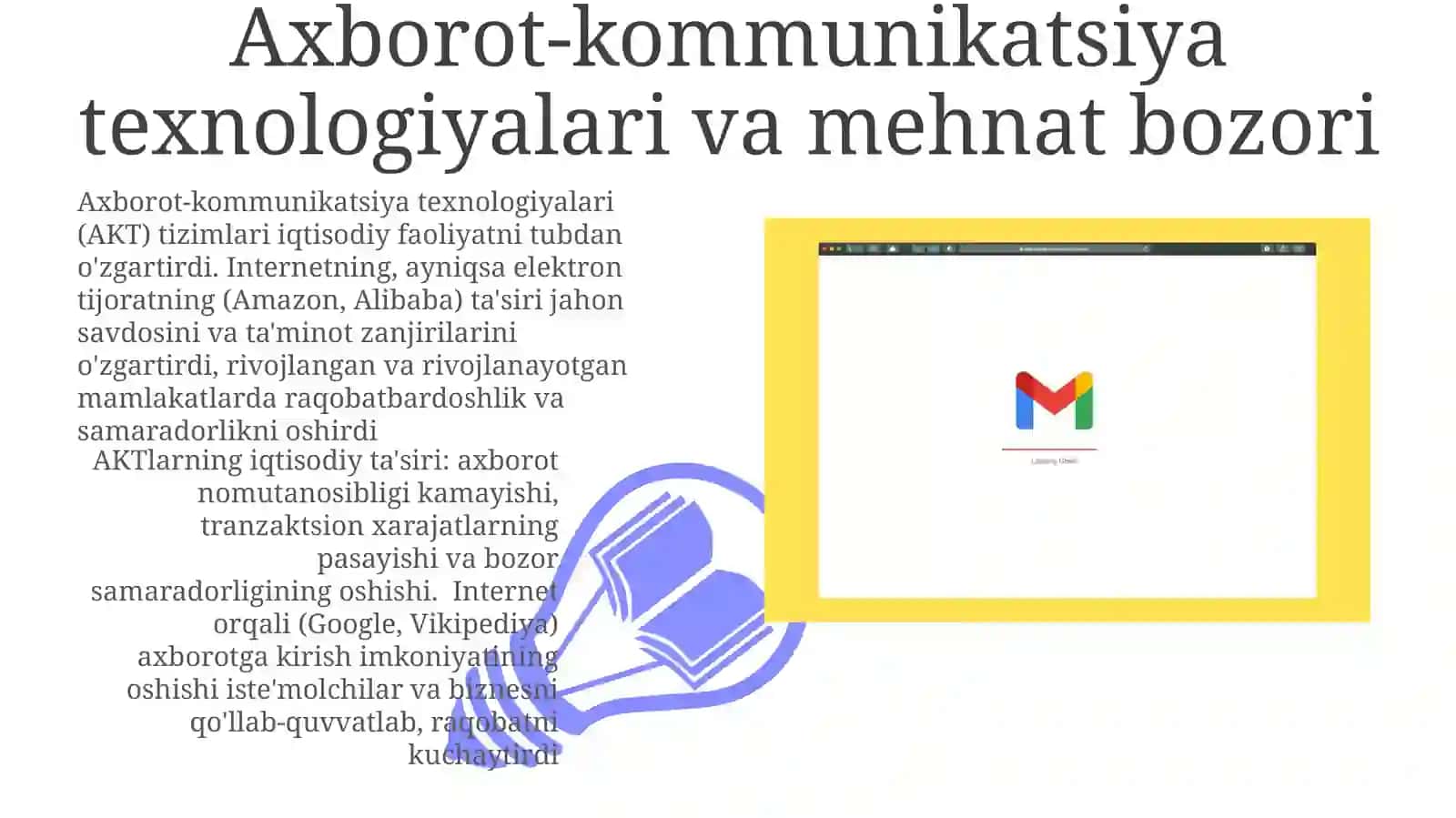Iqtisodiyotdaaxborotkommunikatsiontexnologiyalarvatizimlarfanigakirish 3