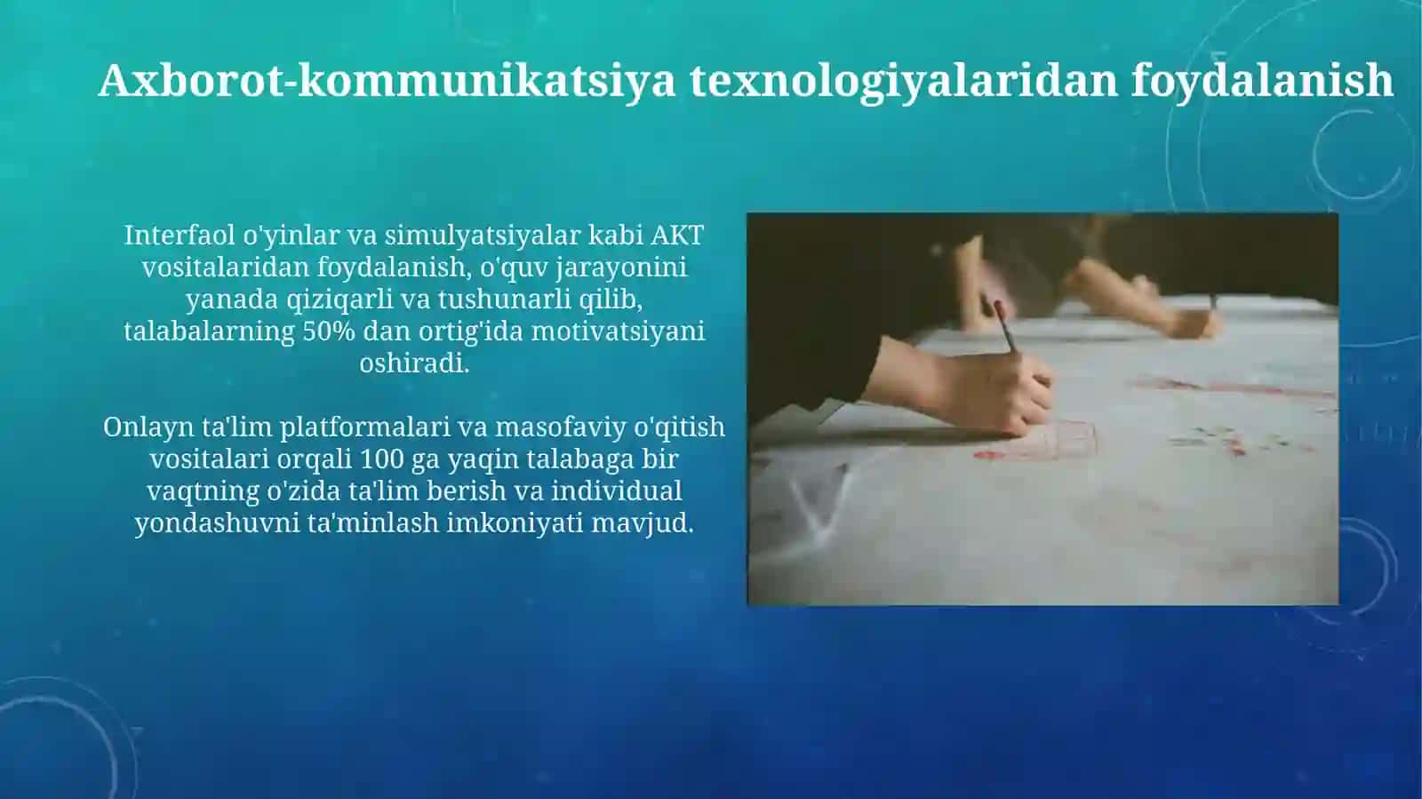 Dars jarayonida o‘quvchilarni boshqarish texnikasi va usullari 3