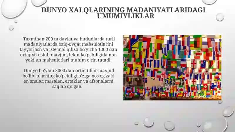 Dunyo xalqlarining madaniyatidagi umumiylik va farqlar 3