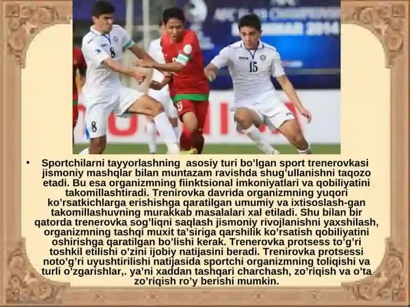 Sportchining funksional xolatini baholash usullari 3