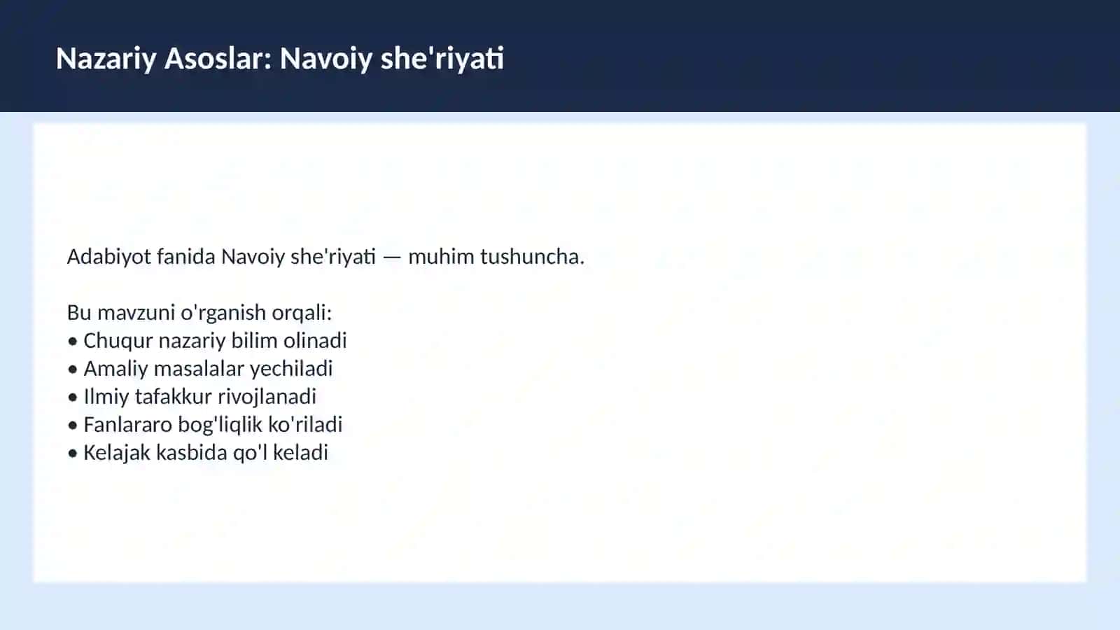 Alisher Navoiy 3
