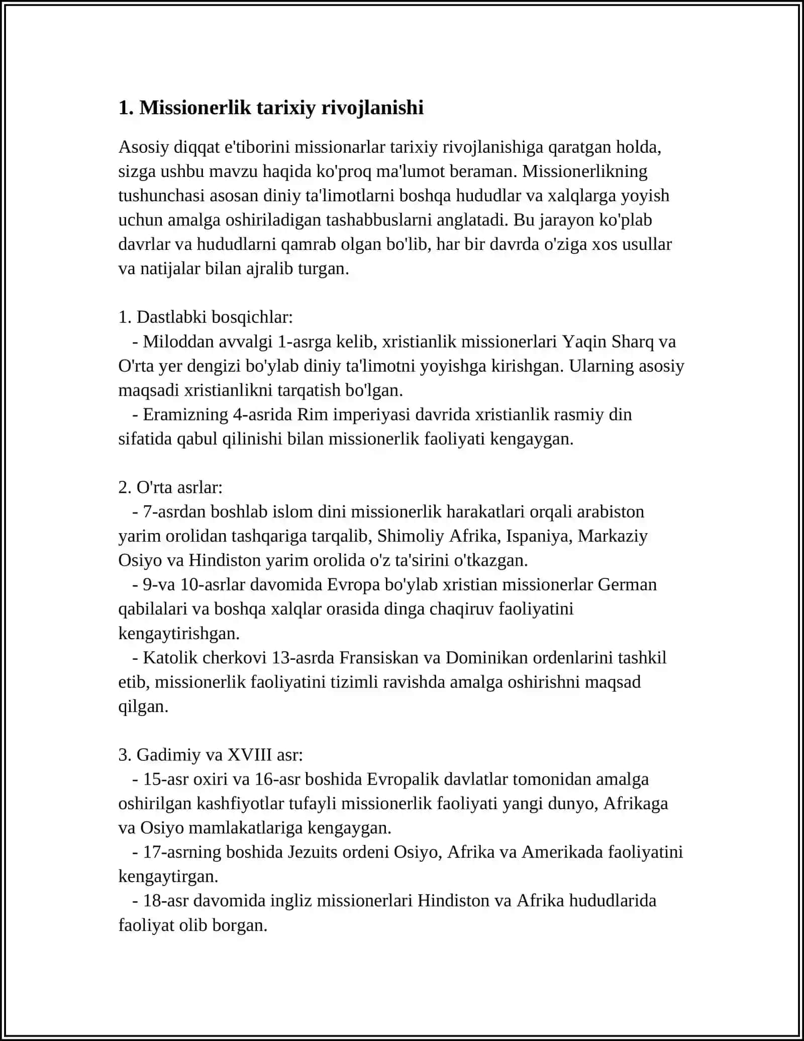 Missionerlik va prozelitizimning siyosiy ijtimoiy xavfi 3