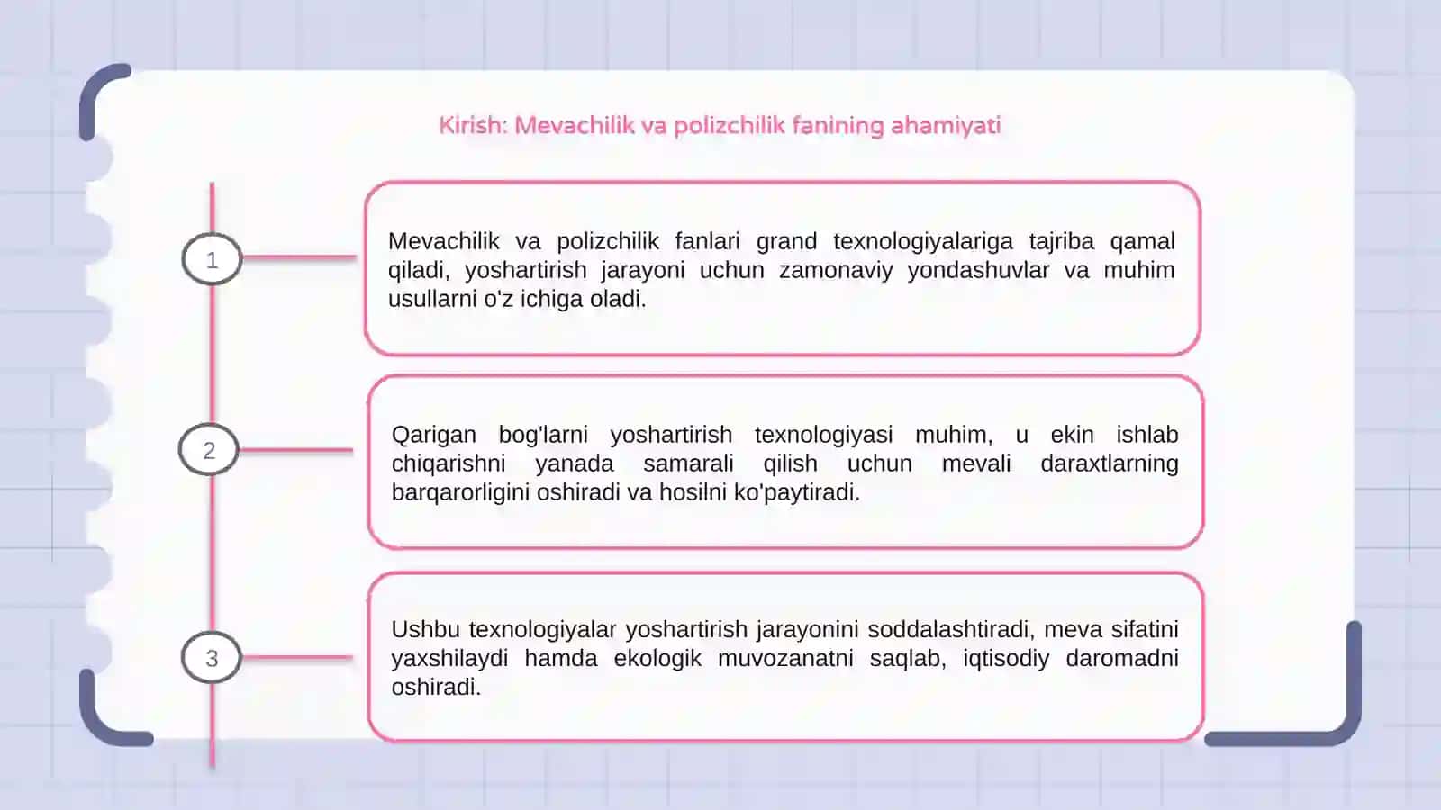 Qarigan bog’larni yoshartirish texnologiyasi 3