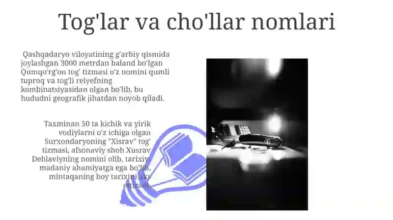 Qashqadaryo va Surxondaryo toponimik rayonlari 3