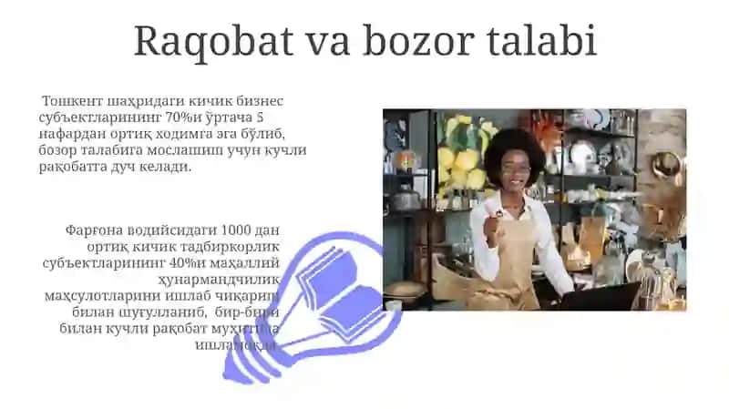 Kichik biznes va hususiy tadbirkorlikni rivojlantirishni mintaqaviy jihatlari 3