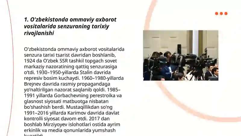 Ommaviy axborot vositalarida senzura va axborot erkinligi 3