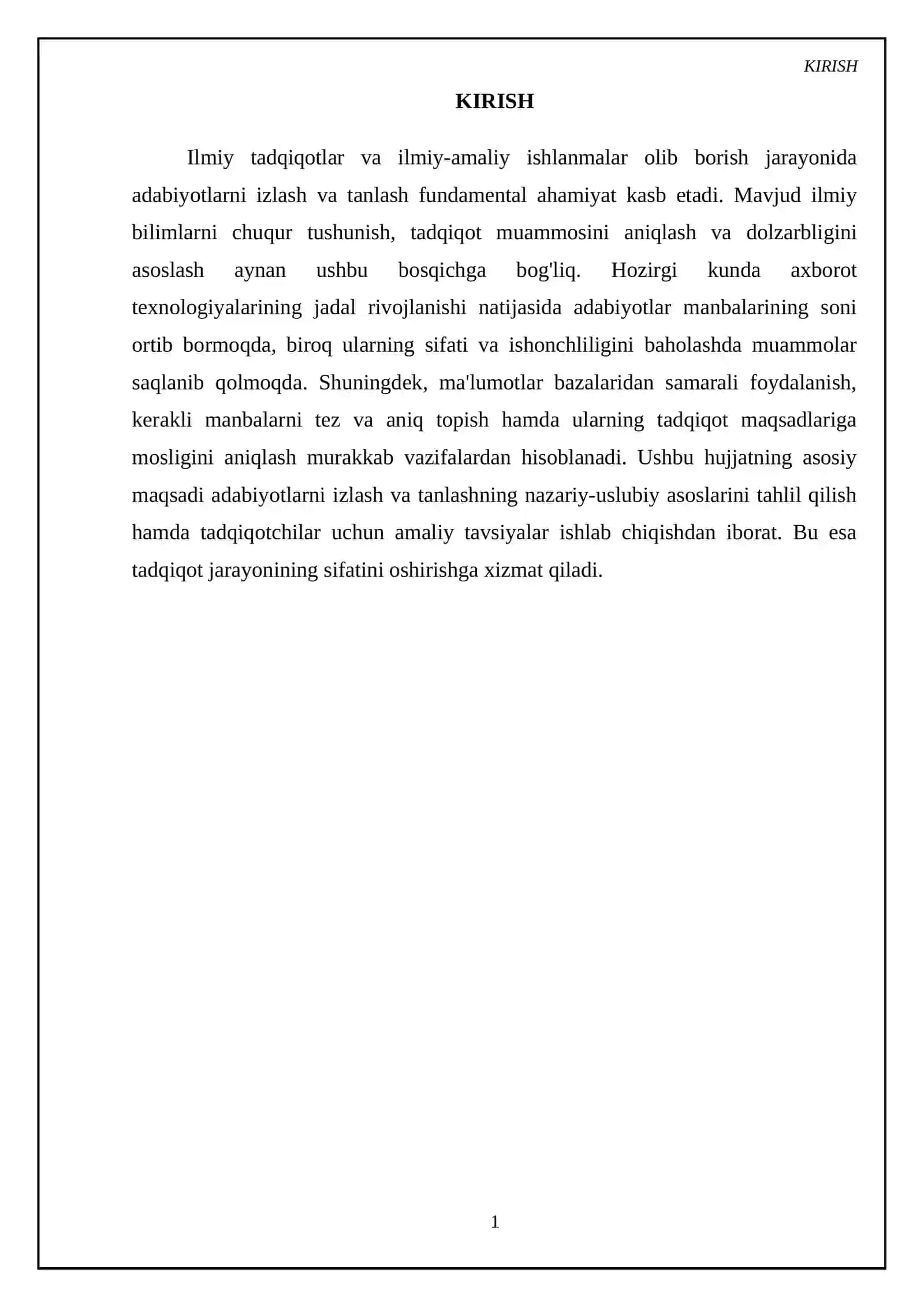 Adabiyotlarni izlash va tanlash 3