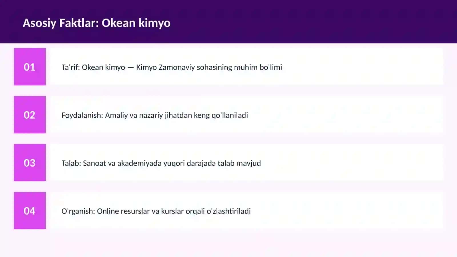 FAN | KIMYO ZAMONAVIY 3