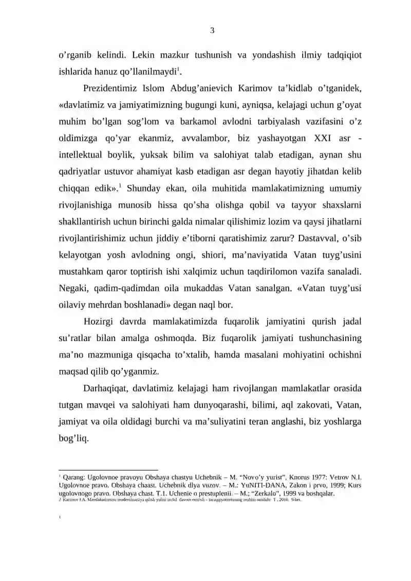 Yoshlar o’rtasida vijdon erkinligiga oid huquq buzarliklarni oldini olishda oilaning o’rni 3