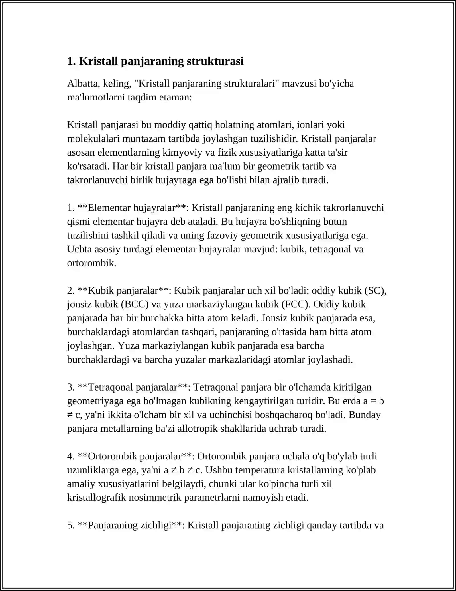 OʻTKAZGICH KRISTALLARDA ELEKTROMAGNIT TOʻLQINLARNING TARQALISHI 3