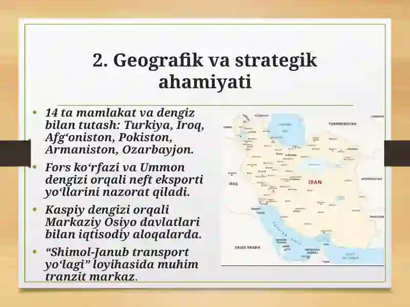 Eron iqtisodiyoti haqida umumiy tasavvur 3
