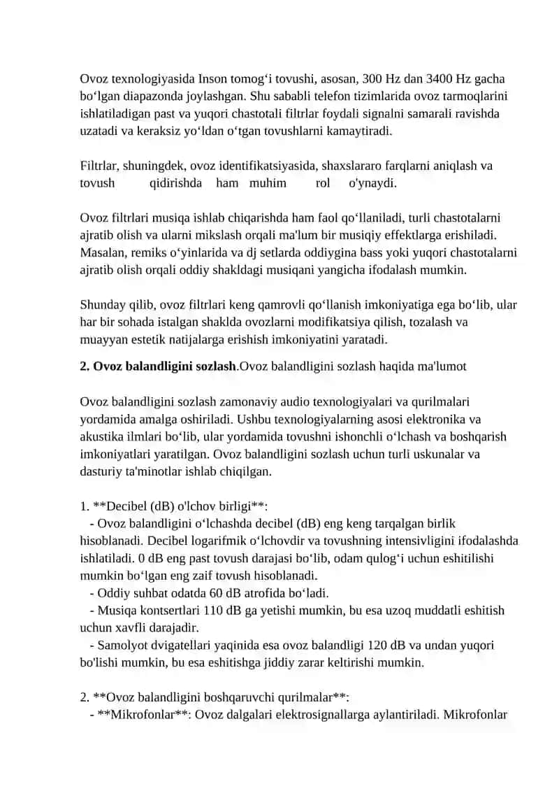 ADOBE PREMIERE DASTURIDA OVOZLARNI QAYTA ISHLASH 3