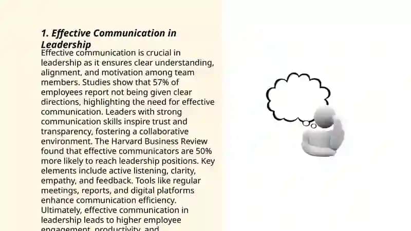 Leadership and organisational skills 3