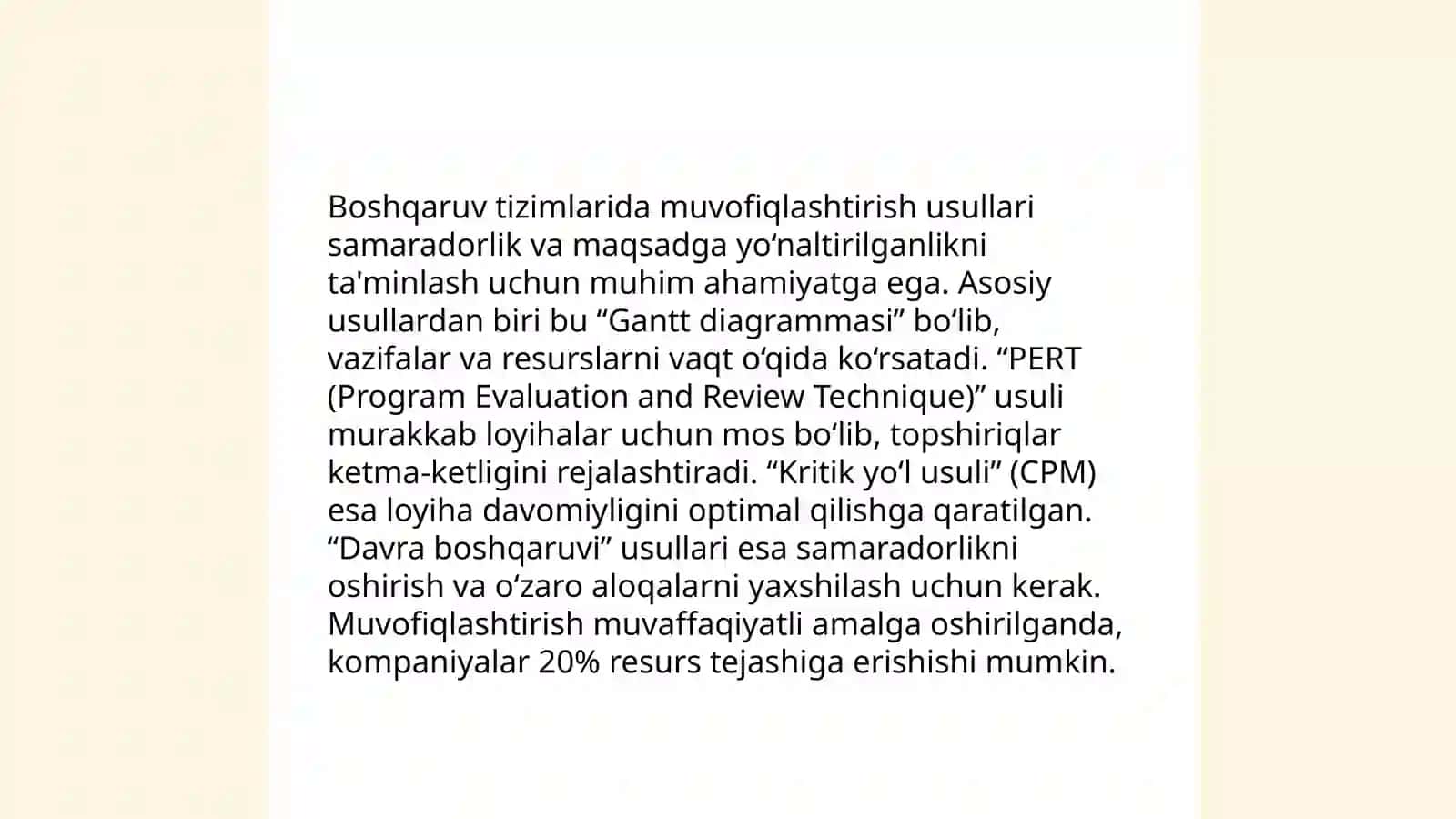 Boshqaruvda muvofiqlashtirish va nazorat 3