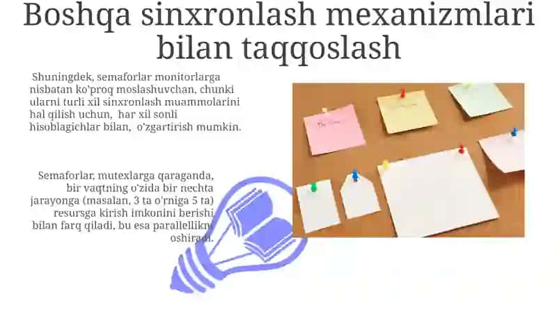 Jarayonlarni boshqarishda semaforlar tushunchasi 3