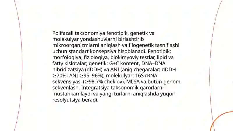 Mikroorganizmlarning zamonaviy sistematikssi 3
