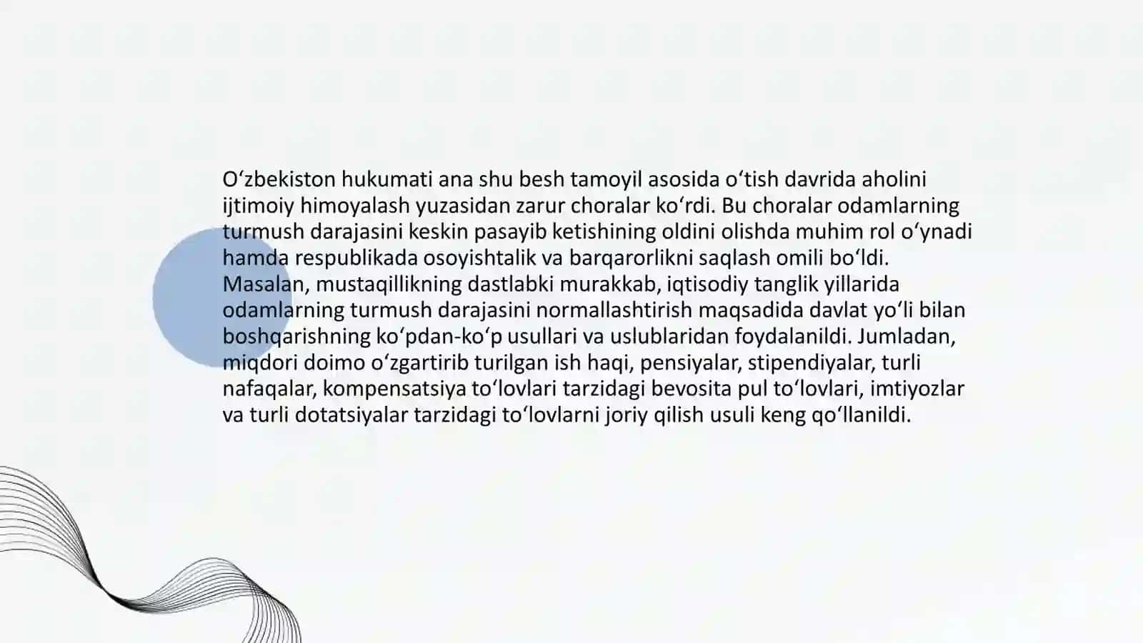 Oʻzbekiston respublikasidagi ijtimoiy oʻzgarishlar 3