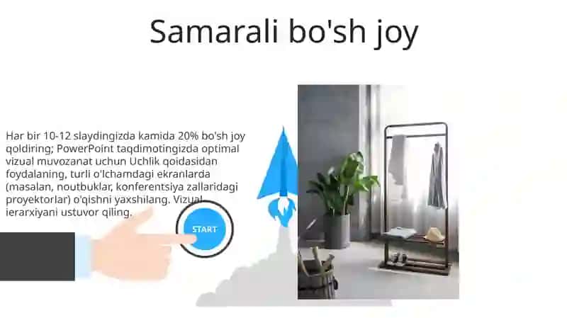 Power Point dasturida slaydlarning tartibini va dizaynini boshqarish 3