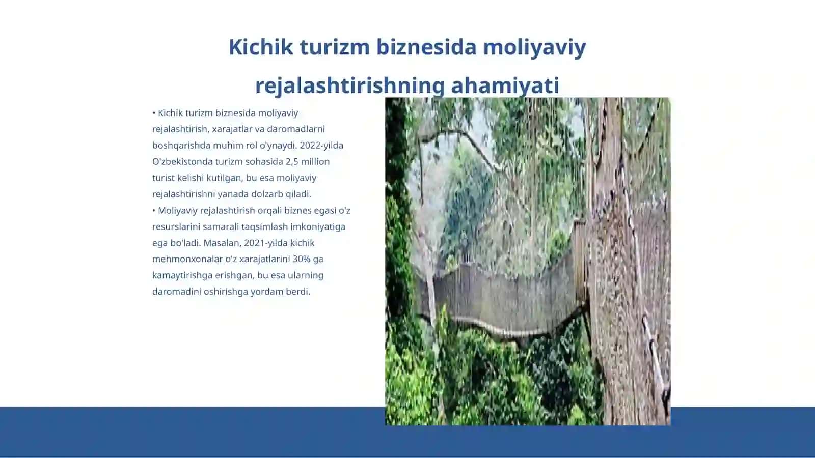 Kichik turizm biznesida moliyaviy rejalashtirish va boshqaruv 3