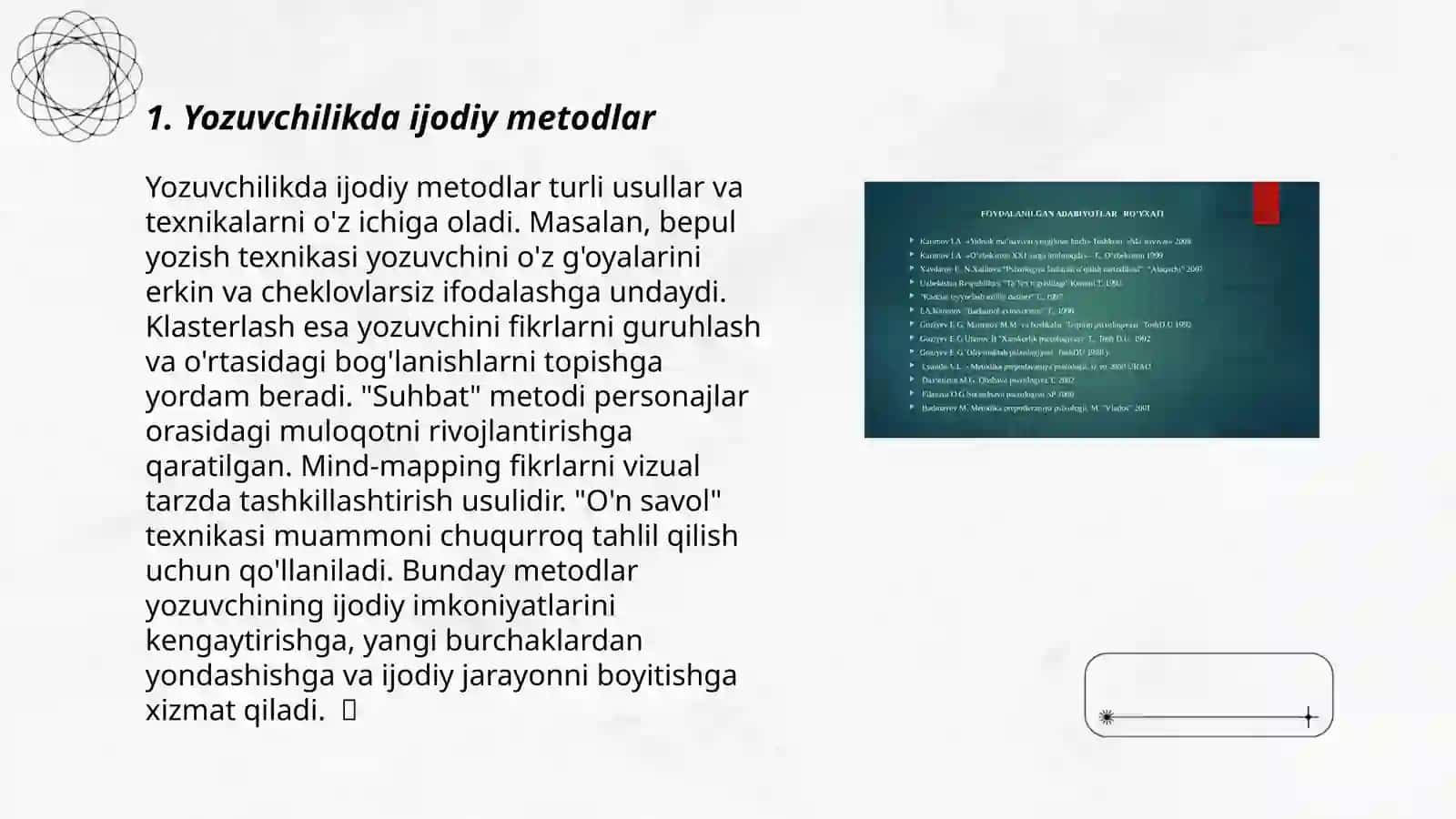 Ijodiy metod Saʼdullayeva 3