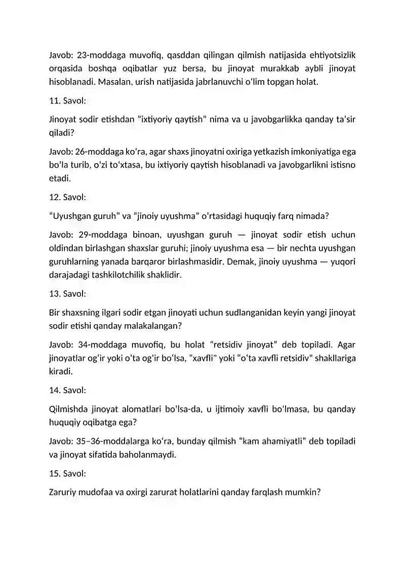 Jinoyat Kodeksi 3