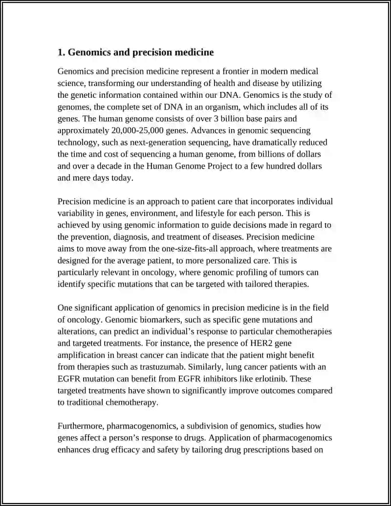 Genomics and Precision Medicine 3