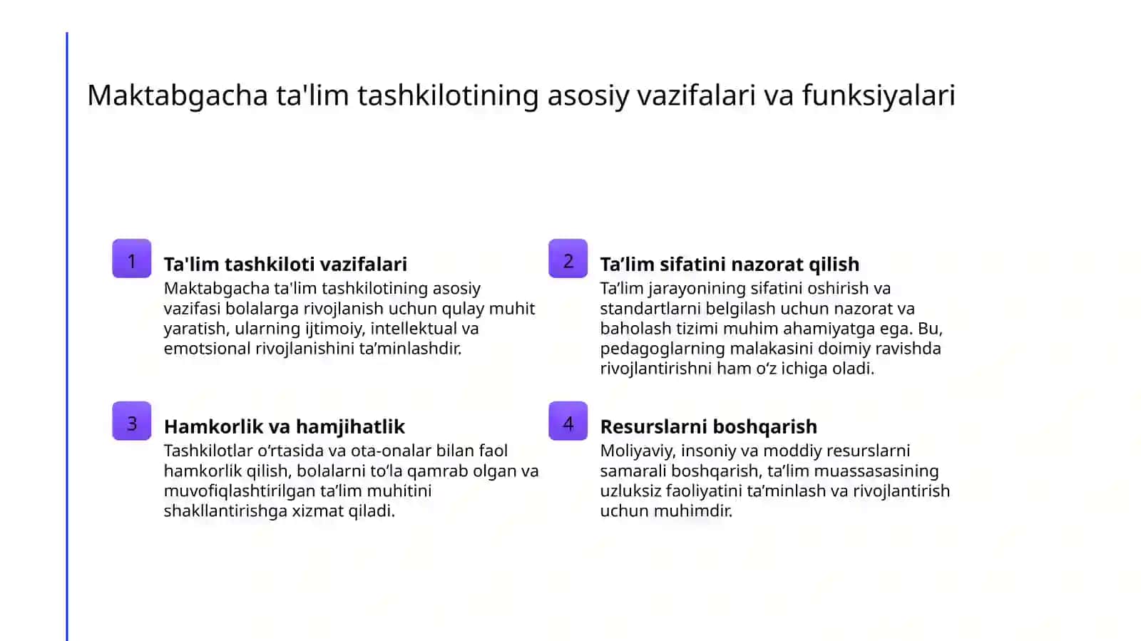 Ijtimoiy maktabgacha ta'limni tashkil etish vazifalari 3