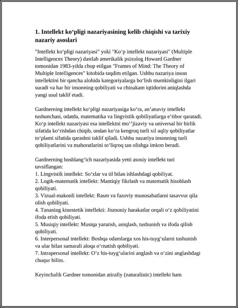 INTILEK KO'PLIGI NAZARYASI 3