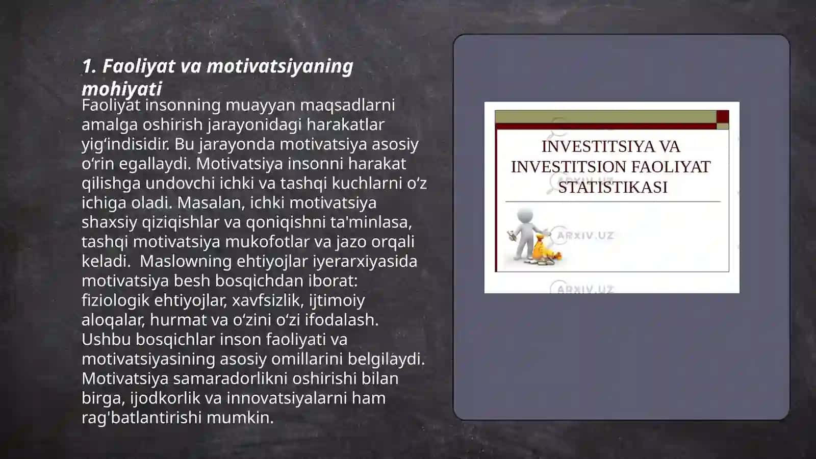 Faoliyat va mativatsiya 3