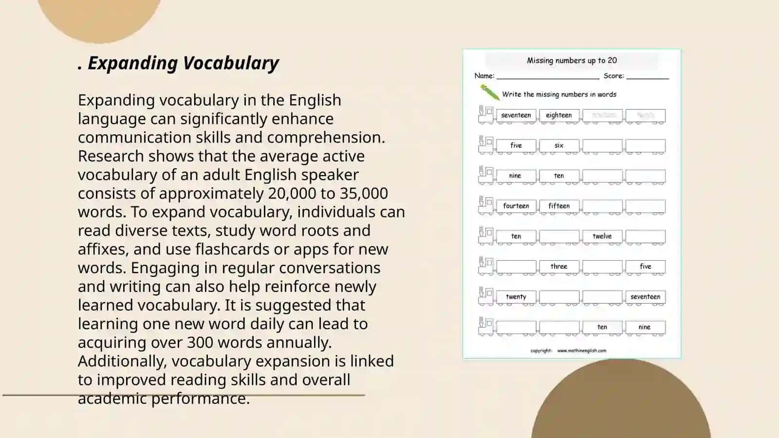 How to improve your reading and writing 3