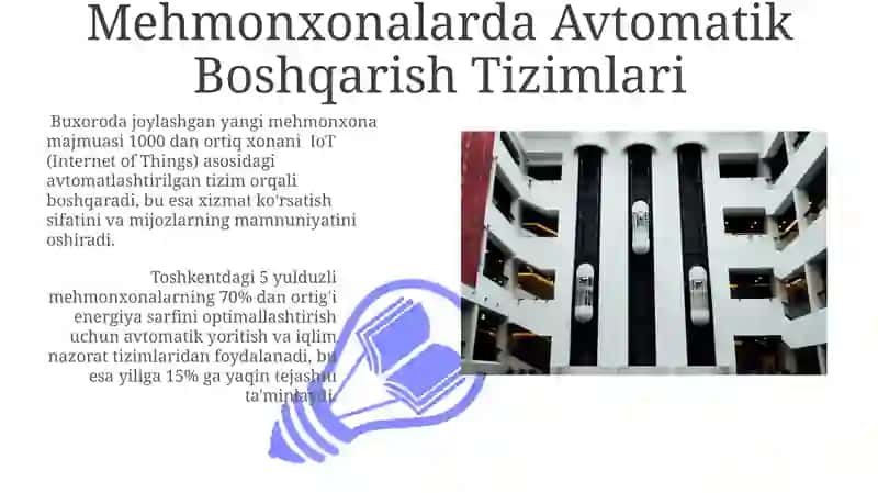 Mehmonxonalarda Avtomatik Boshqarish Tizimlari 3