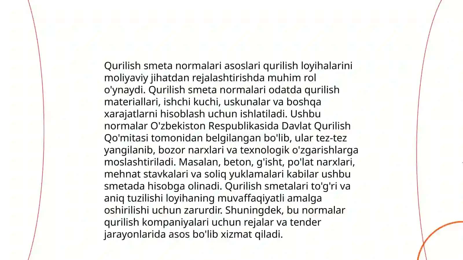 Qurilishda smeta normalari va baxo tizimi 3