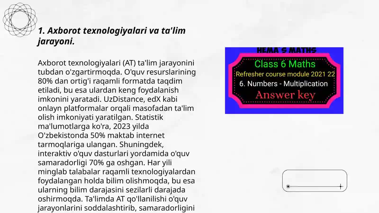 Axborot texnologiyalari va ta'lim jarayoni 3