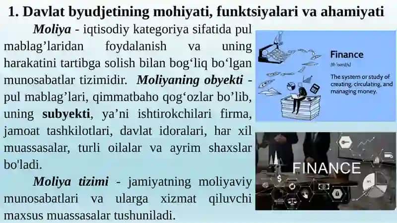Davlat byudjeti, soliqlar va davlatning qarzi 3