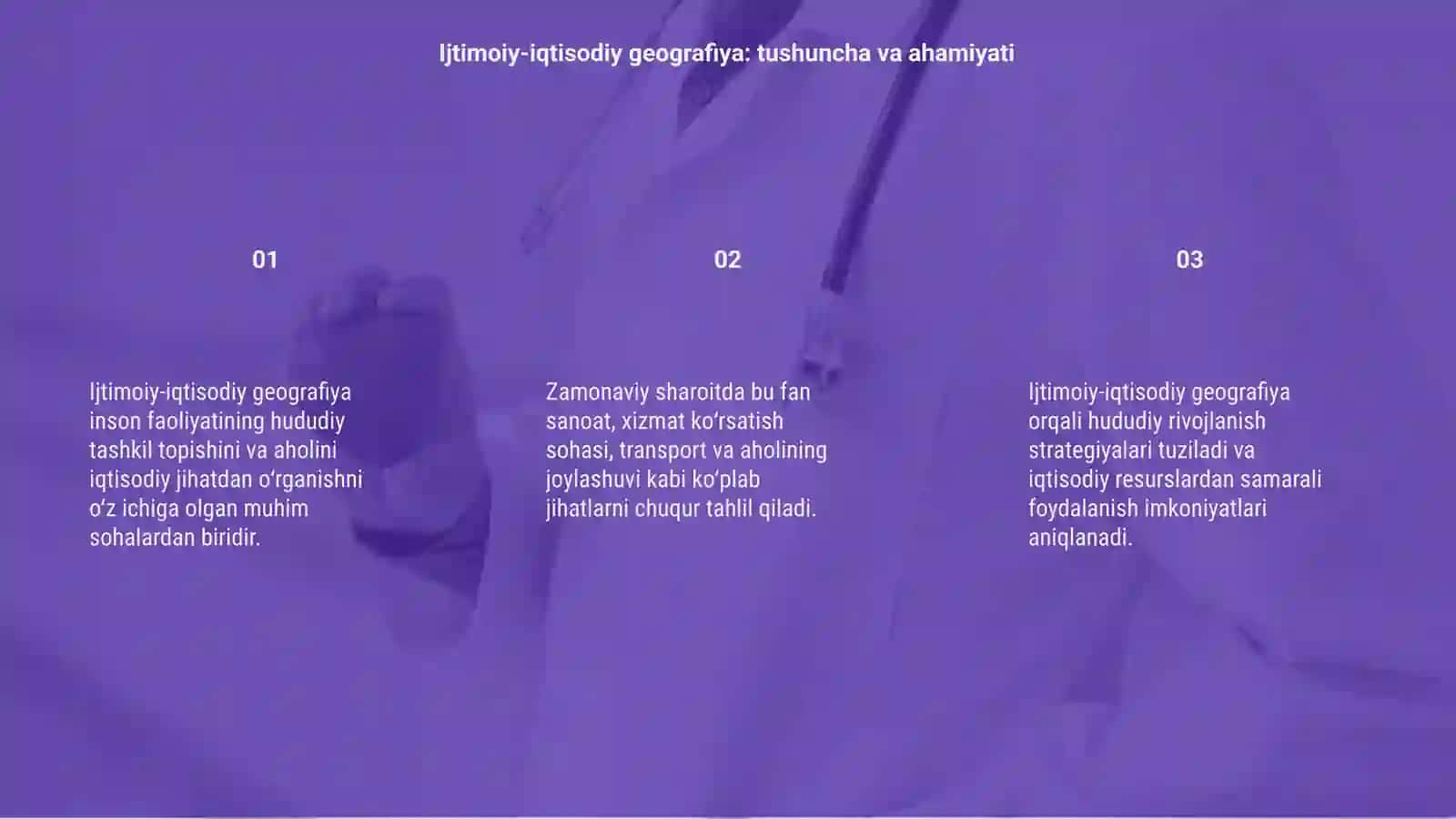 Ijtimoiy-iqtisodiy geografiya ni zamonaviy tuzilishini taxlil qilish 3