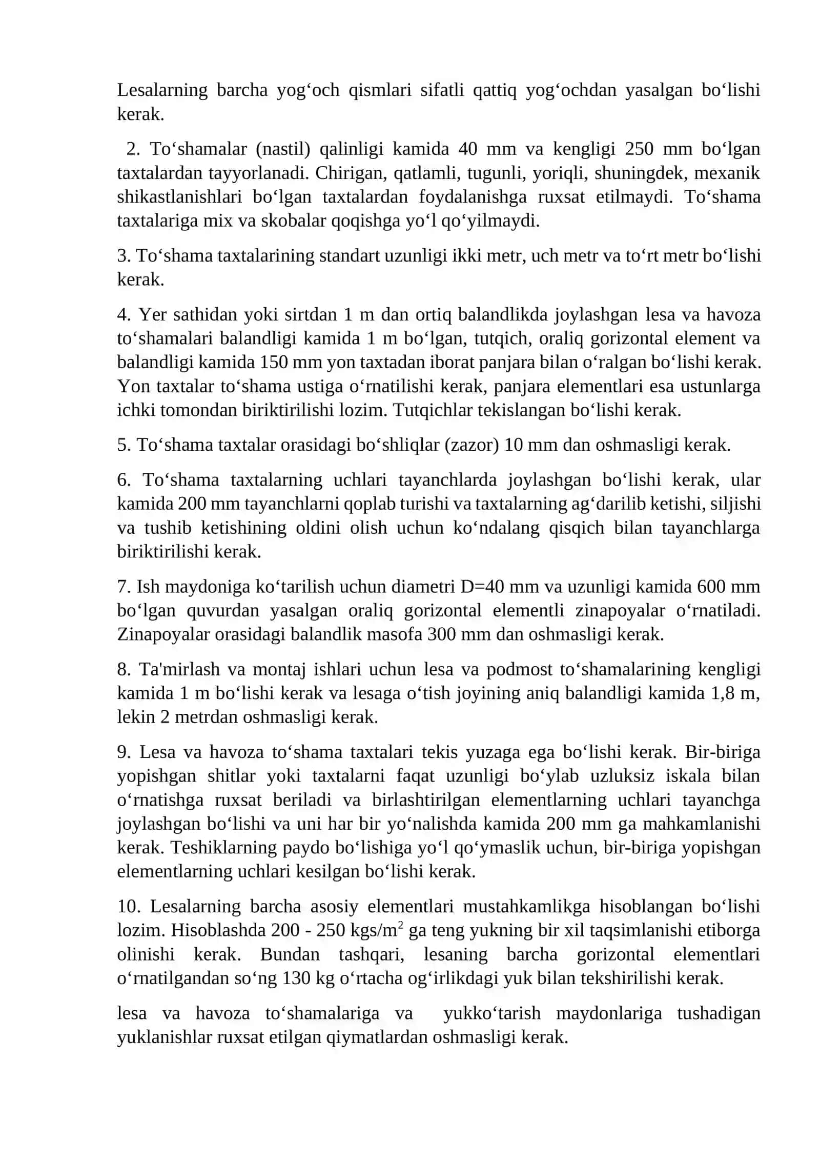 Fabrika tayyor mahsulon omborlari uskunalarda xavfsizlik qoidalari 3