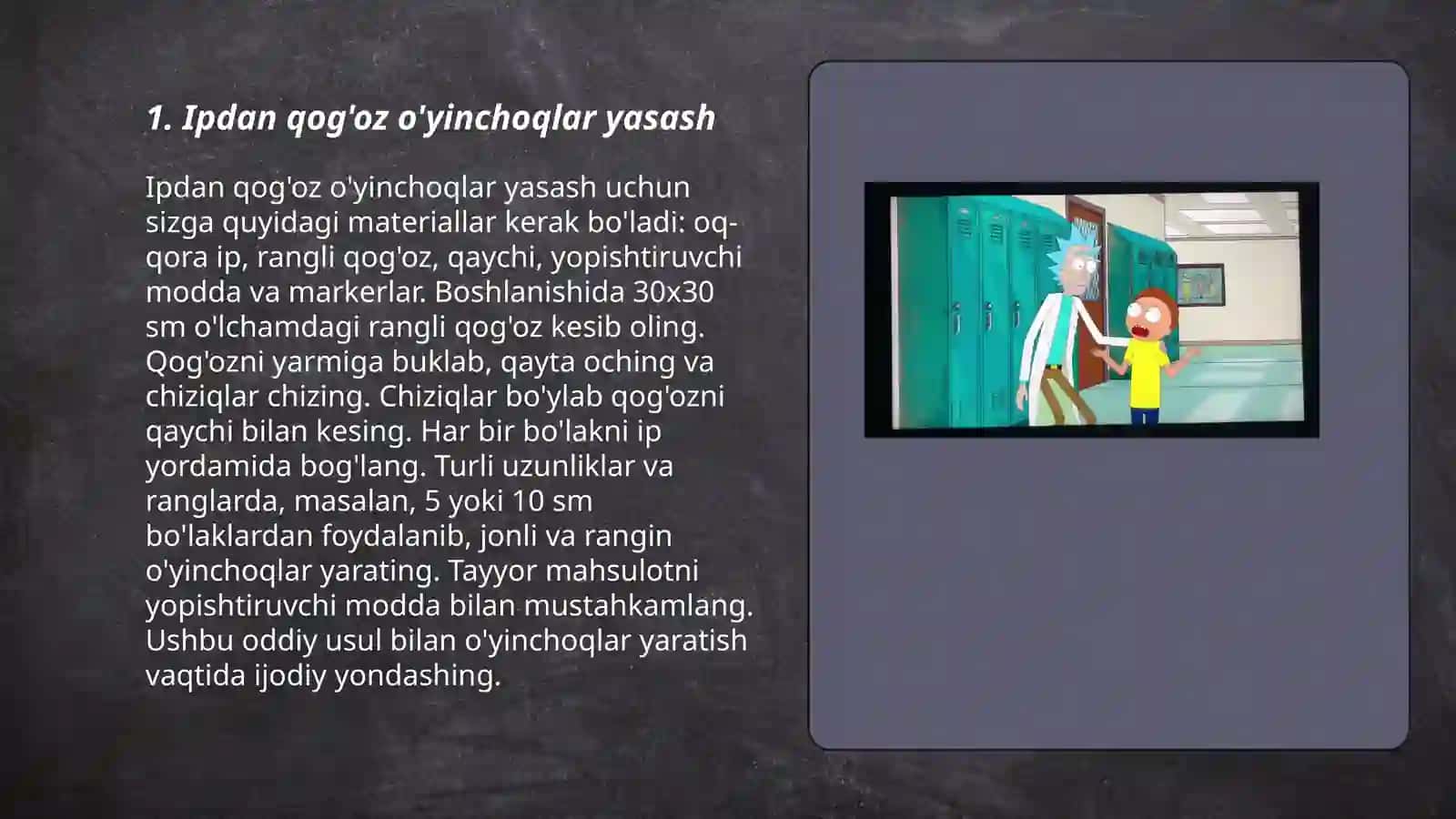 Ipdan turli oʻyinchoqlar yasash 3