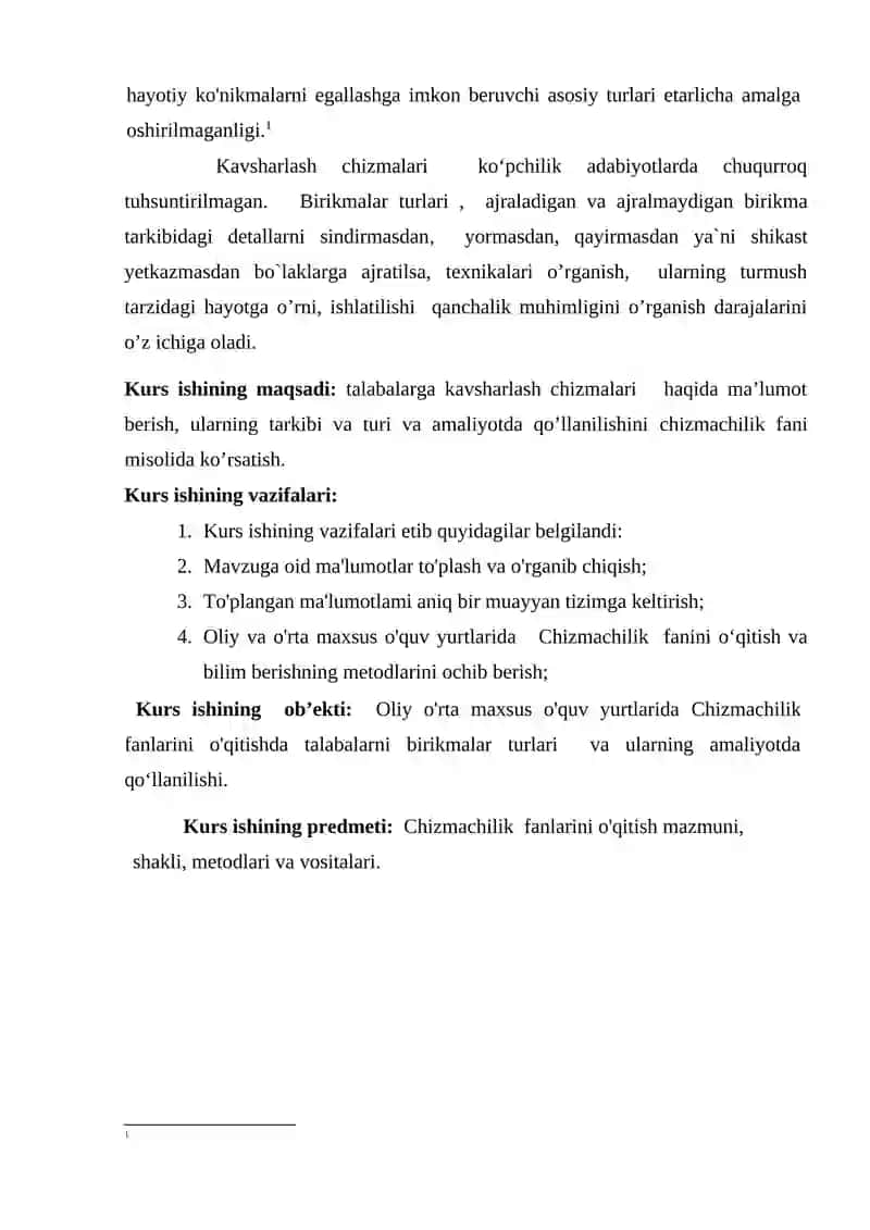 KAVSHARLASH HAMDA ULARNI CHIZMADA TASVIRLASH VA BELGILASH 3