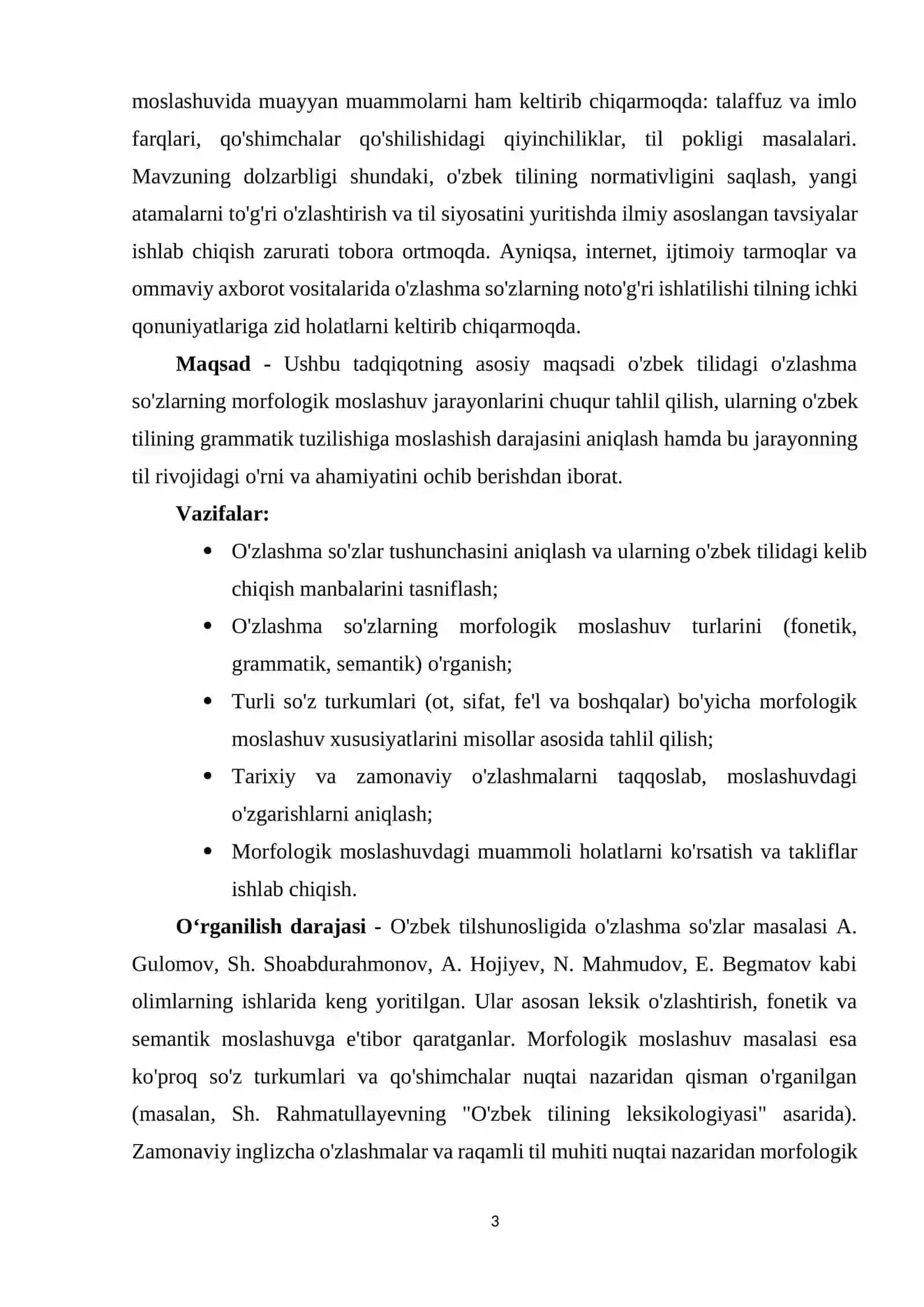 O'zbek tilidagi o'zlashma so'zlarning morfologik moslashuvi 3