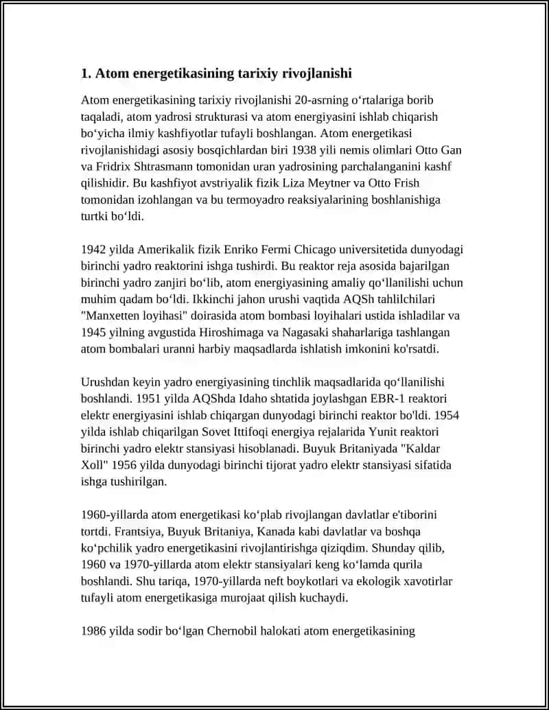 ATOM ENERGETIKASINING RIVOJLANISHI 3