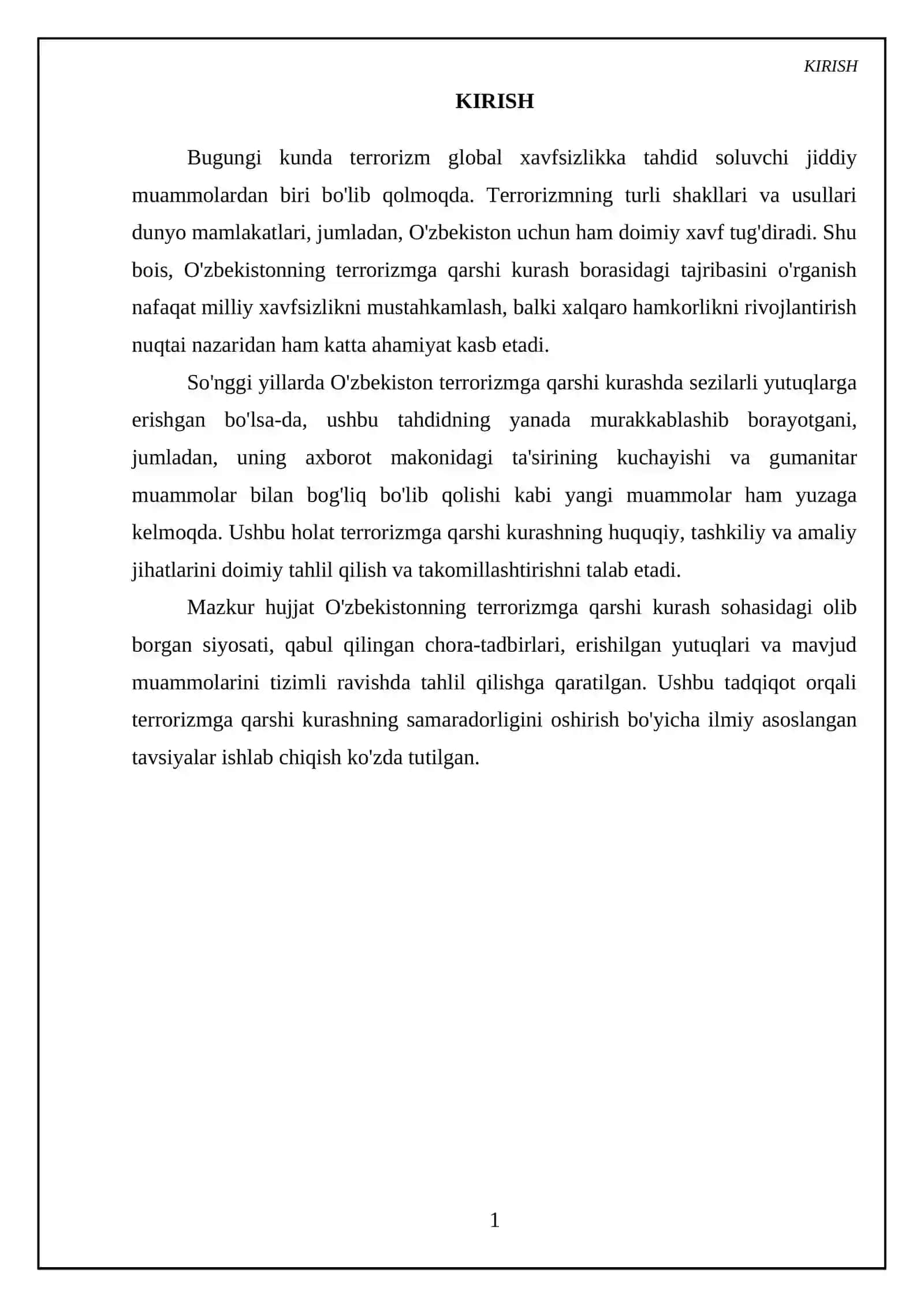 O'zbekistonning terrorizmga qarshi kurash tajribasi 3