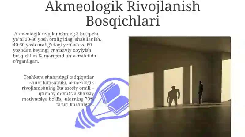 Akmeologik Rivojlanish Bosqichlari 3