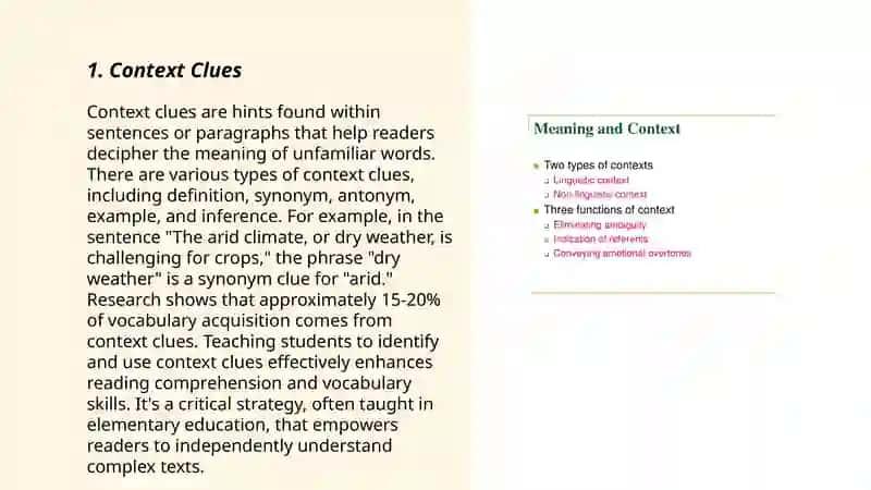 Context Clues 3