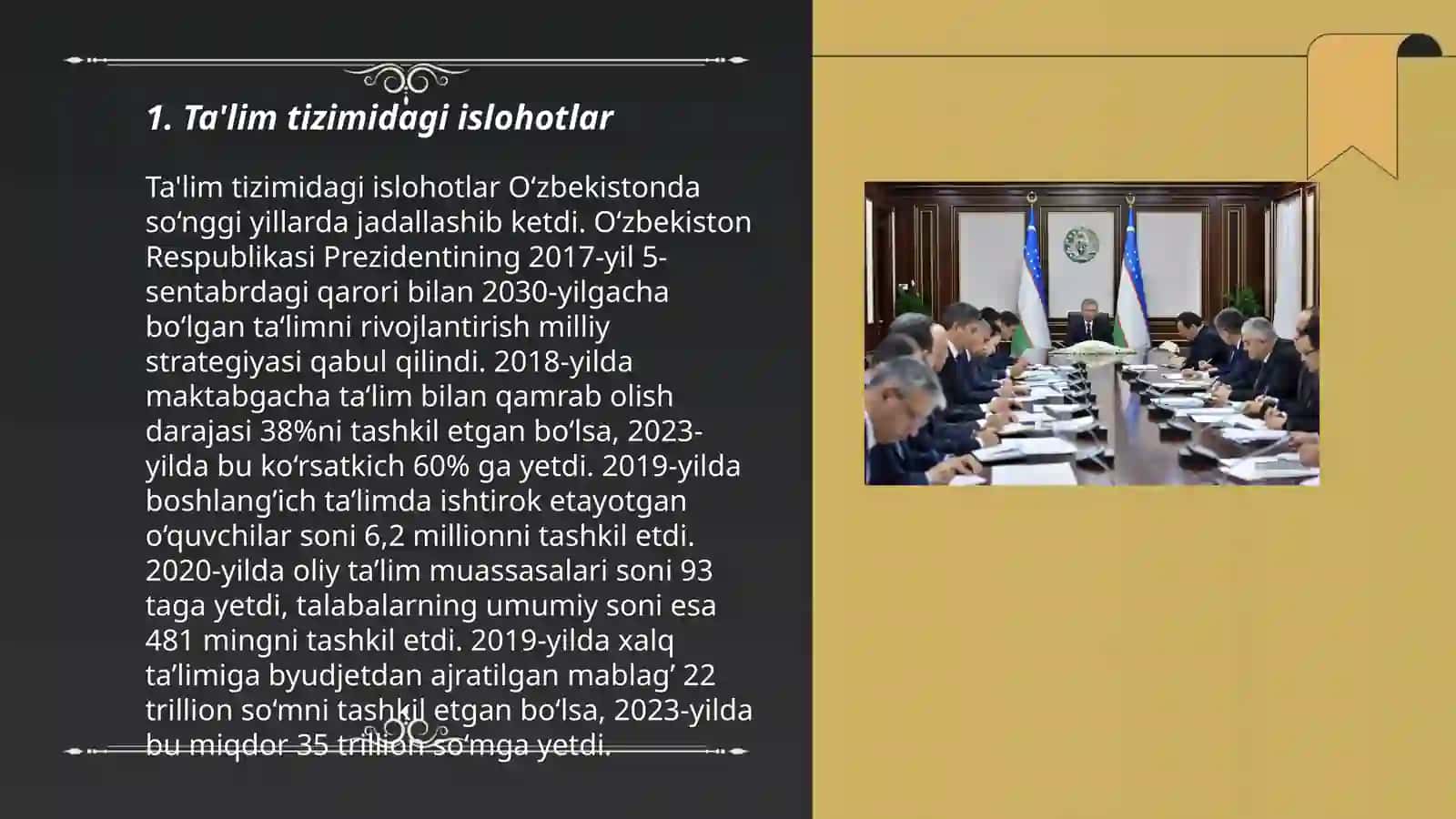 Ta'lim tizimidagi islohotlar 3