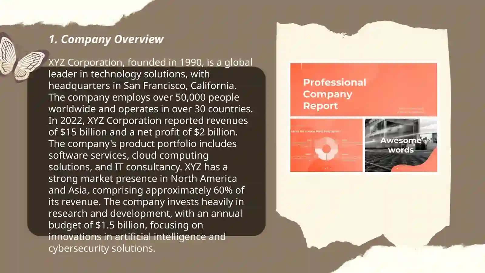 XYZ Corporation Company Report 3