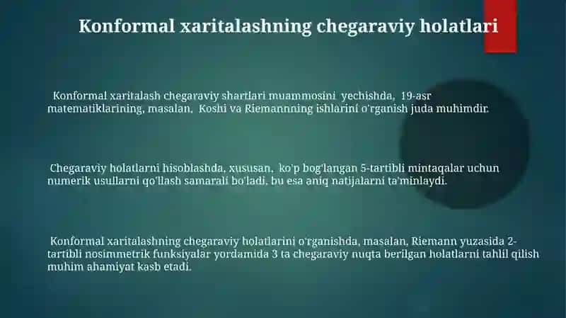Ikki tomonlama konformal xaritalash 3