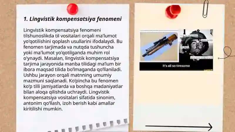 Lingvistik kompensatsiya.Nutqning talaffuz va imlo meʼyorlari. 3