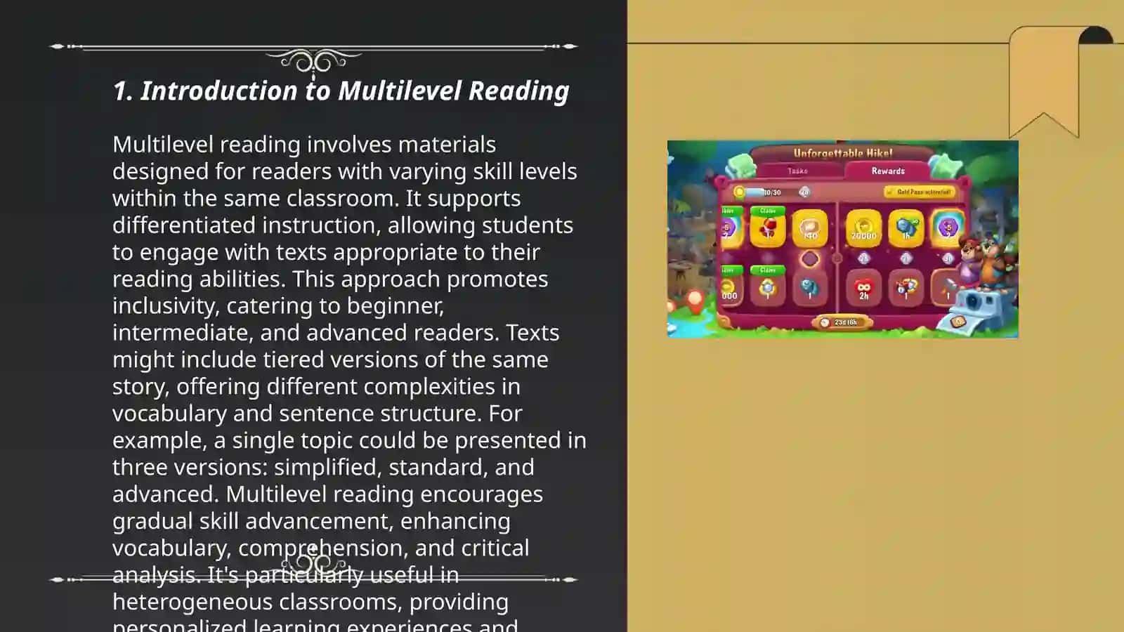 Multilevel Reading full part 3