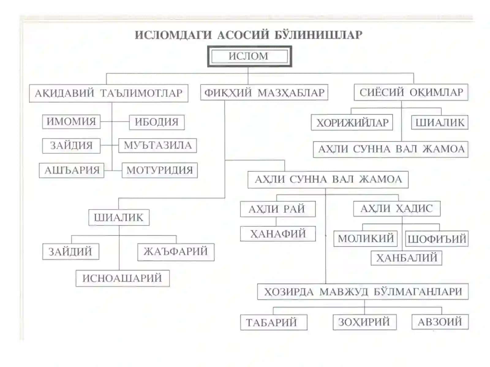 Islom dinining aqidaviy yo`nalishlari va maktablari 3
